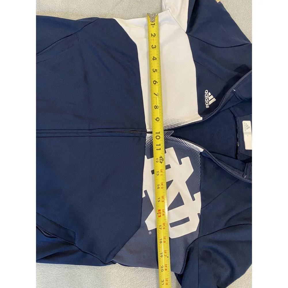 Mens‎ Adidas Notre Dame Fighting Irish Climawarn Full Zip Up Sweater Jacket M